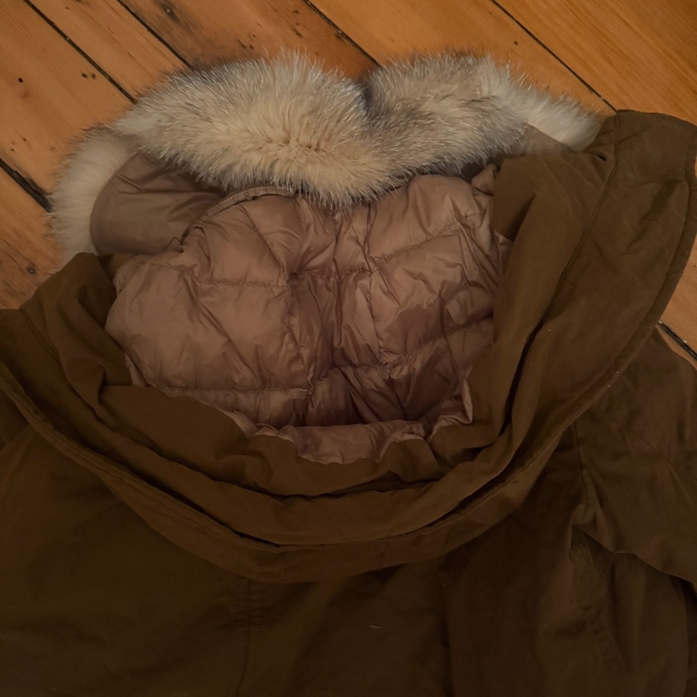 Peuterey Brown Fur-Trimmed Parka - Picture 6 of 8